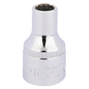 Draper 24541 Elora Bi-Hexagon Socket, 1/2" Sq. Dr., 9mm