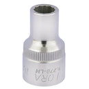 Draper 24559 Elora Bi-Hexagon Socket, 1/2" Sq. Dr., 10mm