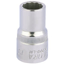 Draper 24583 Elora Bi-Hexagon Socket, 1/2" Sq. Dr., 13mm