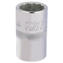 Draper 24624 Elora Bi-Hexagon Socket, 1/2" Sq. Dr., 17mm