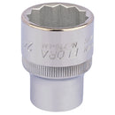 Draper 24690 Elora Bi-Hexagon Socket, 1/2" Sq. Dr., 24mm