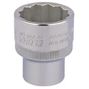 Draper 24723 Elora Bi-Hexagon Socket, 1/2" Sq. Dr., 27mm