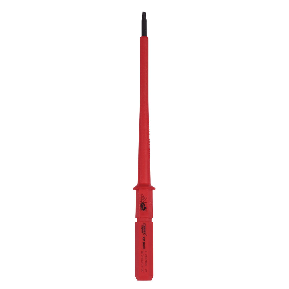 Draper 24737 XP1000 VDE Plain Slot Interchangeable Screwdriver Blade, 3 x 100mm