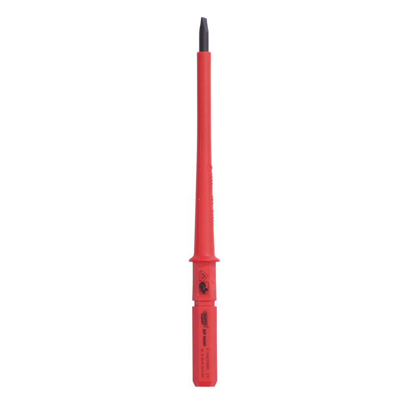 Draper 24738 XP1000 VDE Plain Slot Interchangeable Screwdriver Blade, 4 x 100mm