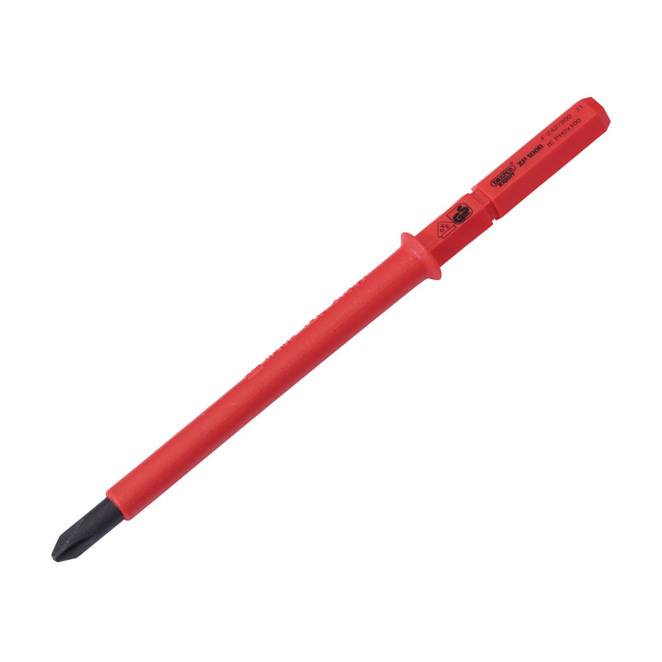 Draper 24743 XP1000 VDE Cross Slot Interchangeable Screwdriver Blade, No.2 x 100mm