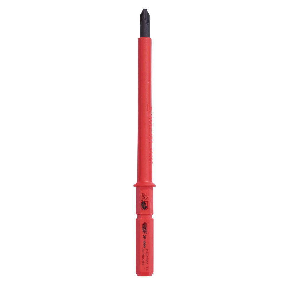 Draper 24743 XP1000 VDE Cross Slot Interchangeable Screwdriver Blade, No.2 x 100mm