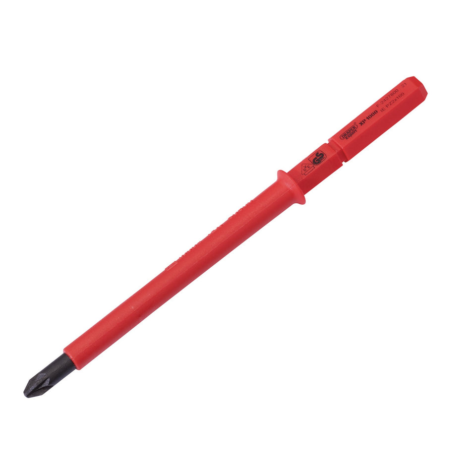 Draper 24746 XP1000 VDE PZ Type Interchangeable Screwdriver Blade, No.2 x 100mm
