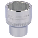 Draper 24757 Elora Bi-Hexagon Socket, 1/2" Sq. Dr., 30mm