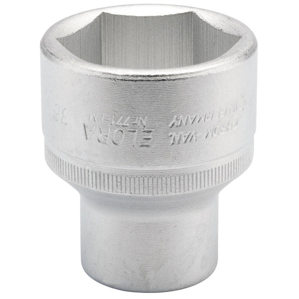 Draper 24781 Elora Hexagon Socket, 1/2" Sq. Dr., 36mm (Sold Loose)