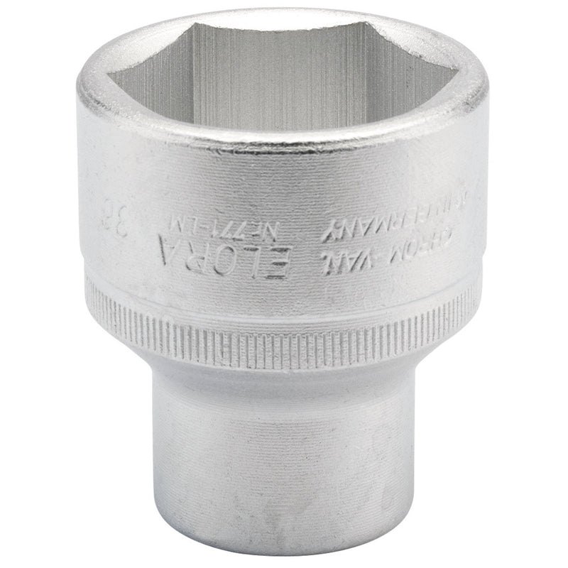 Draper 24781 Elora Hexagon Socket, 1/2" Sq. Dr., 36mm (Sold Loose)