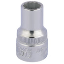 Draper 24806 Elora Whitworth Bi-Hexagon Socket, 1/2" Sq. Dr., 3/16"