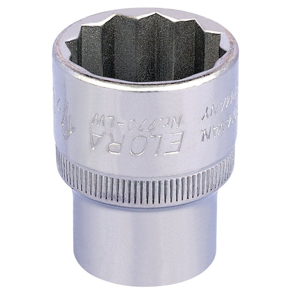 Draper 24856 Elora Whitworth Bi-Hexagon Socket, 1/2" Sq. Dr., 1/2"
