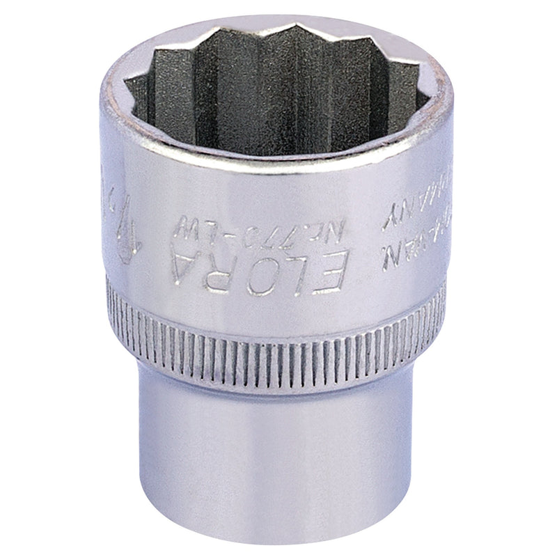 Draper 24856 Elora Whitworth Bi-Hexagon Socket, 1/2" Sq. Dr., 1/2"