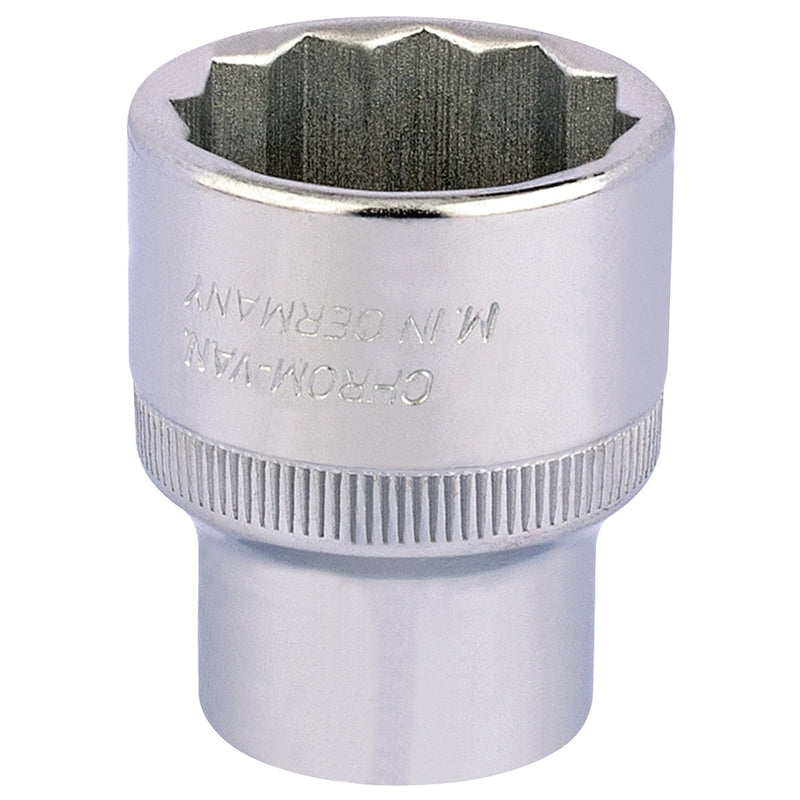 Draper 24864 Elora Whitworth Bi-Hexagon Socket, 1/2" Sq. Dr., 9/16"