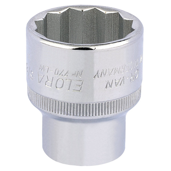 Draper 24872 Elora Whitworth Bi-Hexagon Socket, 1/2" Sq. Dr., 5/8"