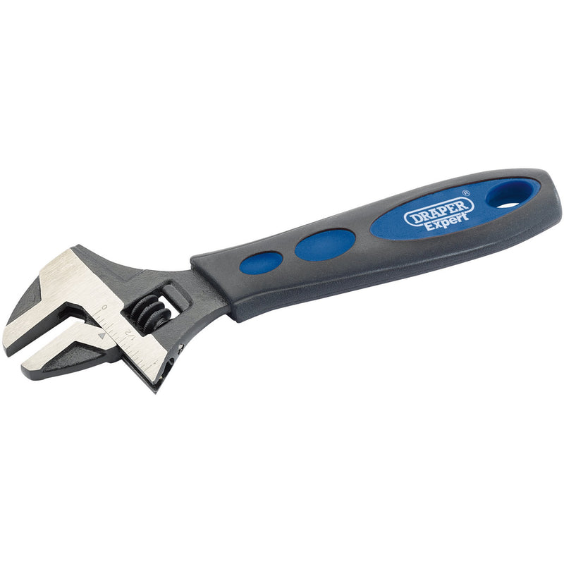 Draper 24893 Soft Grip Crescent-Type Adjustable Wrench, 150mm