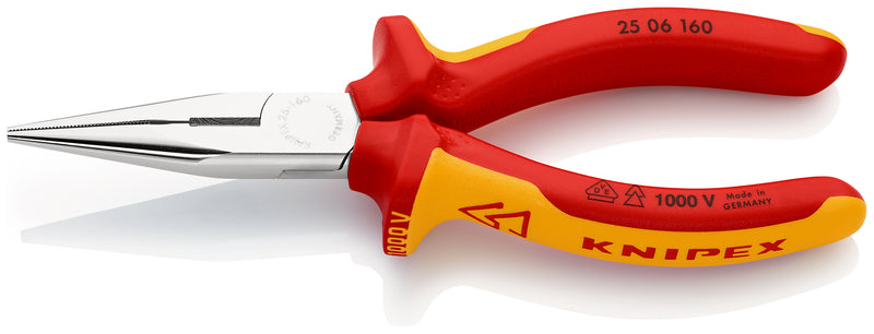 KNIPEX 25 06 160 CHAIN NOSE SIDE CUTTING PLIERS