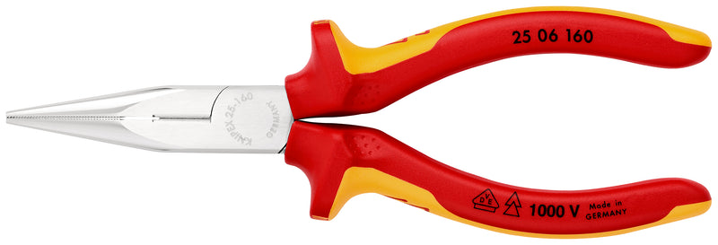 KNIPEX 25 06 160 CHAIN NOSE SIDE CUTTING PLIERS