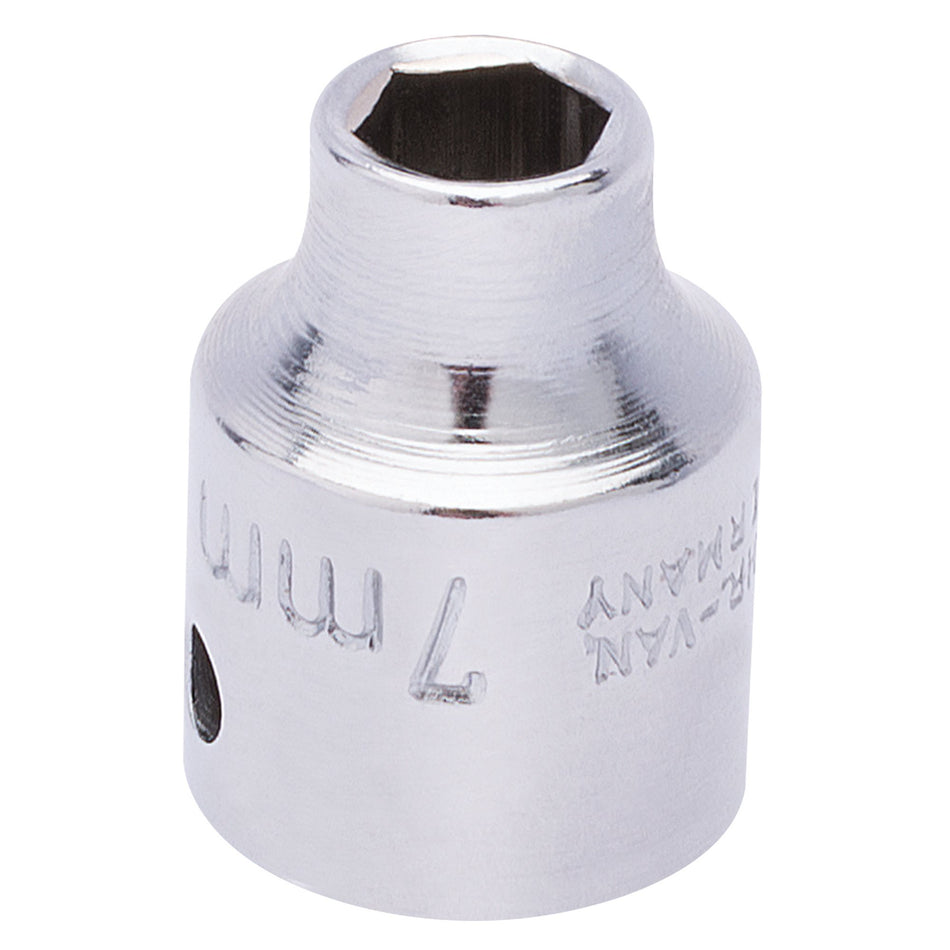 Draper 25838 Elora Bi-Hexagon Socket, 3/8" Sq. Dr., 7mm
