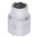 Draper 25854 Elora Hexagon Socket, 3/8" Sq. Dr., 9mm