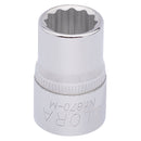Draper 25870 Elora Bi-Hexagon Socket, 3/8" Sq. Dr., 11mm