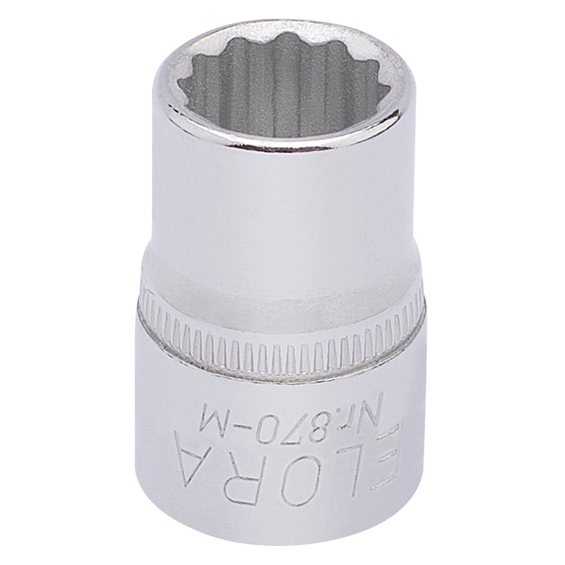 Draper 25870 Elora Bi-Hexagon Socket, 3/8" Sq. Dr., 11mm