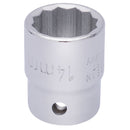 Draper 25903 Elora Bi-Hexagon Socket, 3/8" Sq. Dr., 14mm