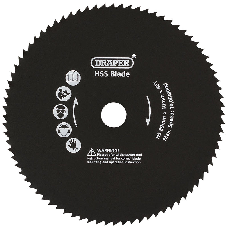 Draper 25914 89mm Metal Cut Blade for Draper Storm Force&
