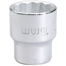 Draper 25929 Elora Bi-Hexagon Socket, 3/8" Sq. Dr., 16mm