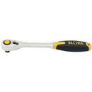 Draper 25930 Elora Fine Tooth Quick Release Soft Grip Reversible Ratchet, 1/2" Sq. Dr., 270mm
