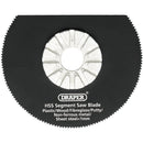 Draper 26057 HSS Segment Saw Blade, 63mm Diameter, 18tpi