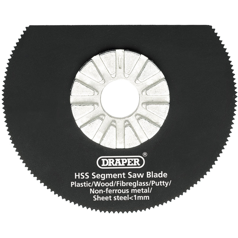 Draper 26057 HSS Segment Saw Blade, 63mm Diameter, 18tpi