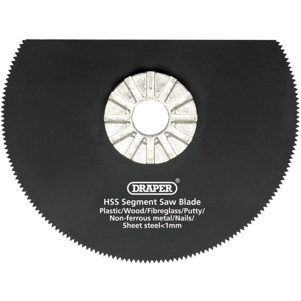 Draper 26072 HSS Segment Saw Blade, 88mm Diameter, 18tpi