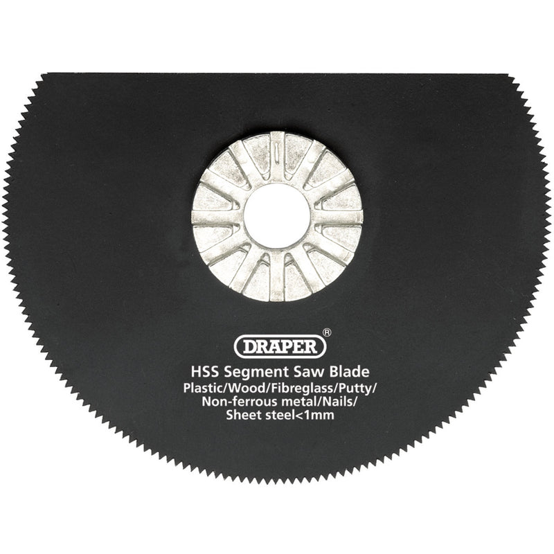 Draper 26072 HSS Segment Saw Blade, 88mm Diameter, 18tpi