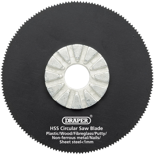 Draper 26073 HSS Circular Saw Blade, 63mm Diameter, 18tpi