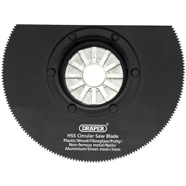Draper 26075 HSS Circular Saw Blade, 85mm Diameter x 1mm, 18tpi