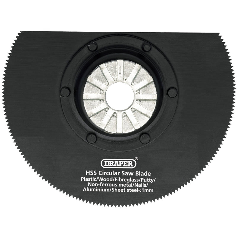 Draper 26075 HSS Circular Saw Blade, 85mm Diameter x 1mm, 18tpi