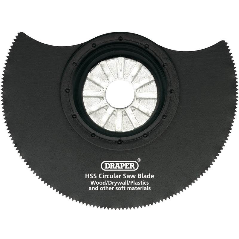 Draper 26079 HSS Circular Saw Blade, 85mm Diameter x 0.6mm, 18tpi