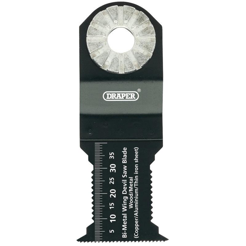 Draper 26128 Bi-Metal Wing Devil Saw Blade, 36 x 22mm, 18tpi
