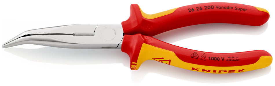 KNIPEX 26 26 200 SNIPE NOSE SIDE CUTTING PLIERS