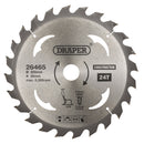 Draper 26465 TCT Construction Circular Saw Blade, 250 x 30mm, 24T