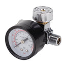 Draper 28379 1/4" BSP On-Gun Air Regulator and Gauge, 180psi