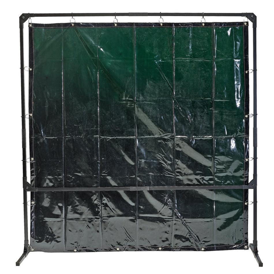 Draper 28406 Welding Curtain with Metal Frame, 6' x 6'