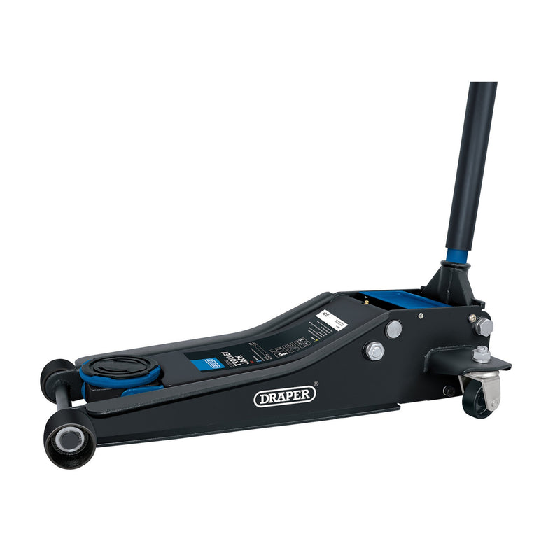 Draper 28481 Trolley Jack, 3 Tonne, Blue