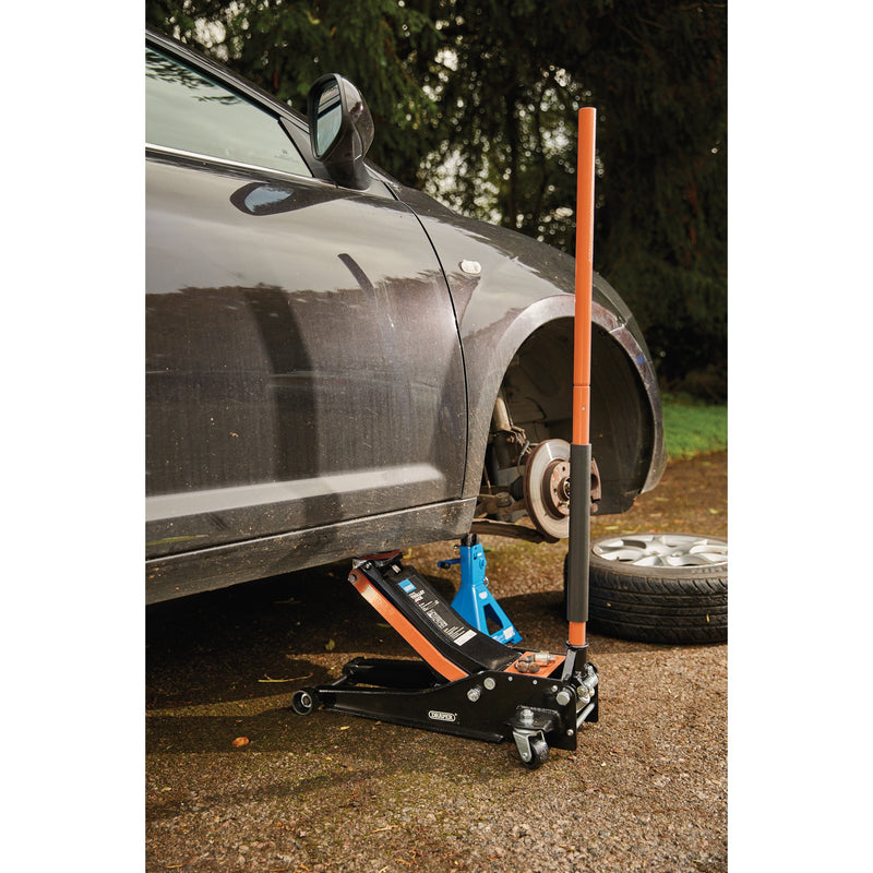 Draper 28494 Trolley Jack, 3 Tonne, Orange