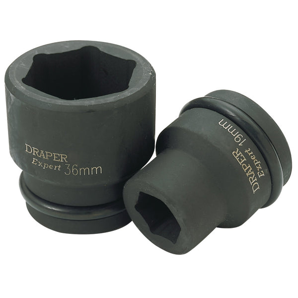 Draper 28660 HI-TORQ&#174; 6 Point Impact Socket, 3/4" Sq. Dr., 19mm