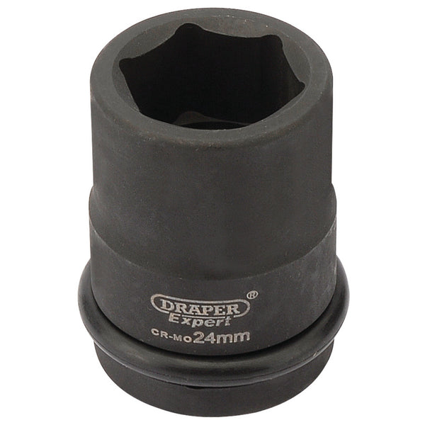 Draper 28694 HI-TORQ&#174; 6 Point Impact Socket, 3/4" Sq. Dr., 24mm