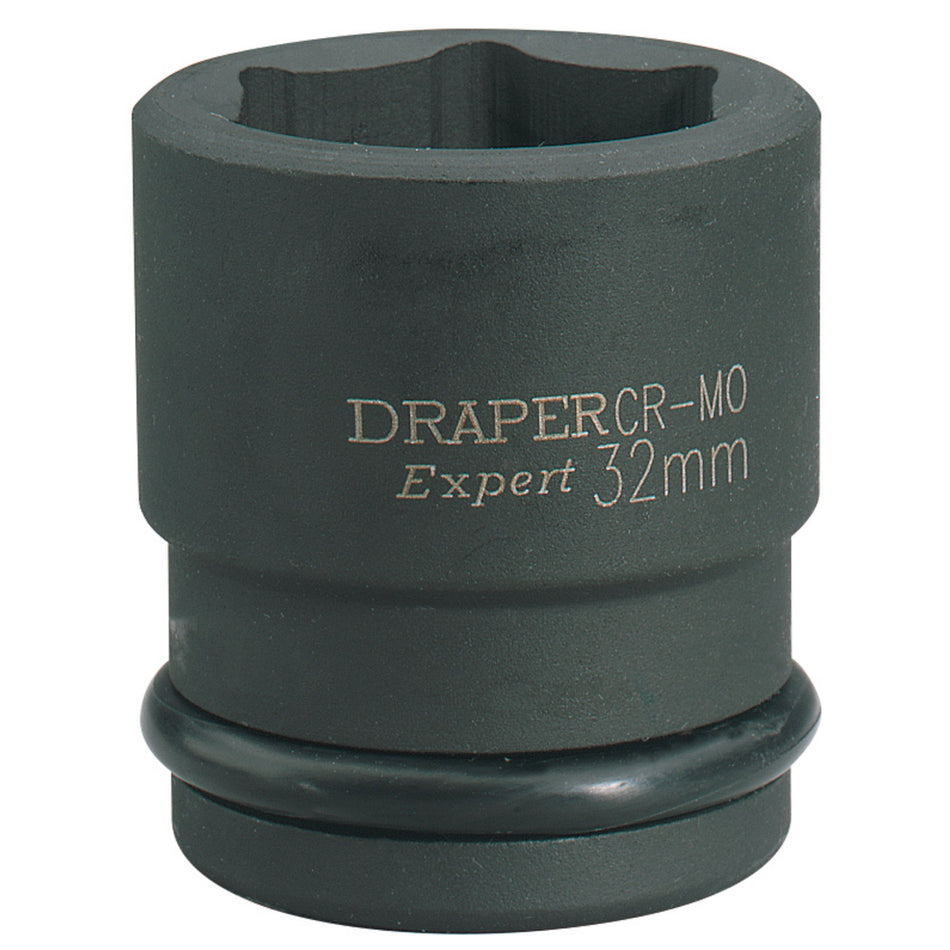 Draper 28743 HI-TORQ® 6 Point Impact Socket, 3/4" Sq. Dr., 32mm