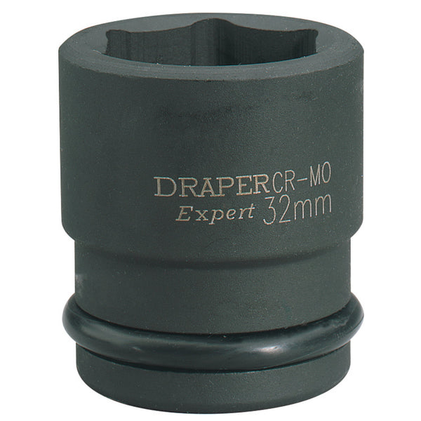 Draper 28743 HI-TORQ&#174; 6 Point Impact Socket, 3/4" Sq. Dr., 32mm