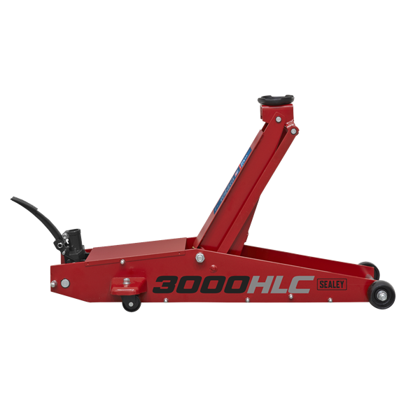 Sealey 3000HLC 3tonne Long Reach High Lift Trolley Jack